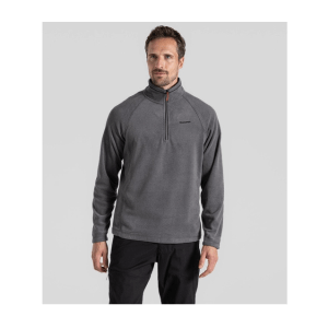 Men's Corey VI Half Zip Fleece | Black Pepper Marl