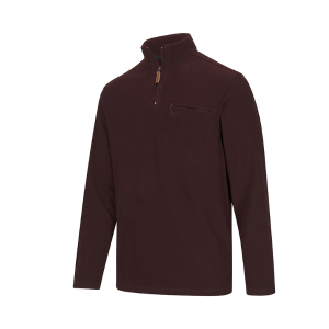 Islander 1/4 Zip Micro-Fleece Shirt Burgundy